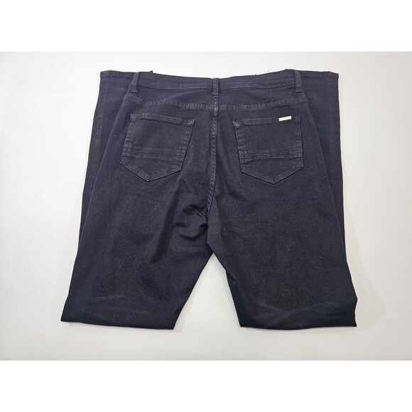 LEGEND Men's 32x32 Black Distressed Spray On Denim Jeans Pants Stretch EUC! - Picture 3 of 6